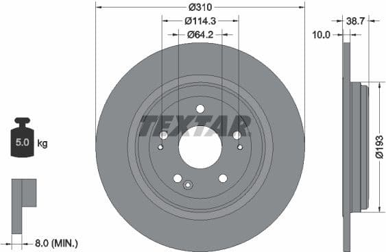 Brake Disc PRO 92306103