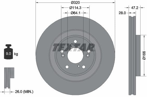 Brake Disc PRO 92306203