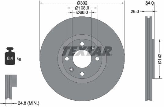 Brake Disc PRO 92133203