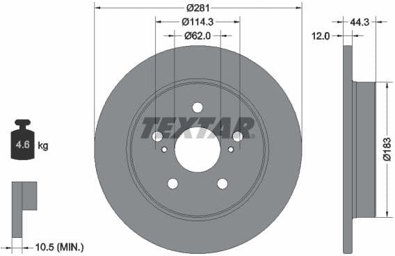 Brake Disc PRO 92301403