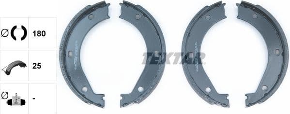 Brake Shoe Set, parking brake 91033400