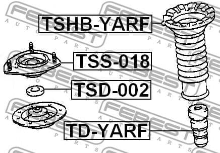 Protective Cap/Bellow, shock absorber TSHB-YARF - image 2