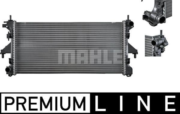 Radiator, engine cooling BEHR *** PREMIUM LINE *** CR 880 000P