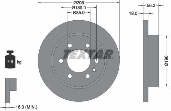 Brake Disc PRO 92301003