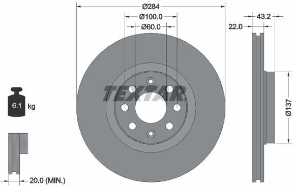 Brake Disc PRO 92145803