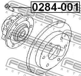 Wheel Stud 0284-001 - image 2