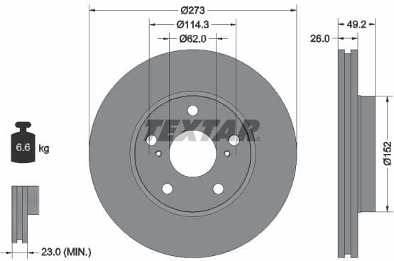 Brake Disc PRO 92163703