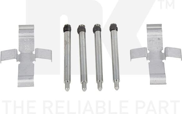 Accessory Kit, disc brake pad 7936040