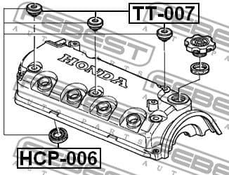 Seal Ring, spark plug shaft HCP-006 - image 2