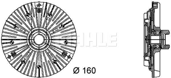 Clutch, radiator fan BEHR *** PREMIUM LINE *** CFC 69 000P - image 2