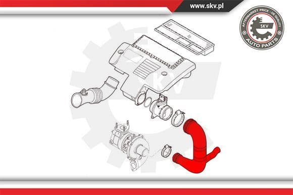 Charge Air Hose 43SKV228 - image 4