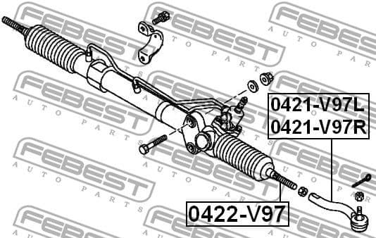 Inner Tie Rod 0422-V97 - image 2