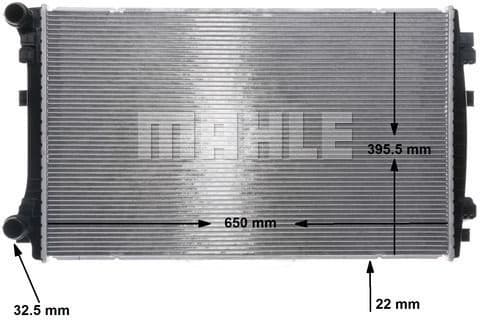 Radiator, engine cooling BEHR CR 2054 000S - image 2