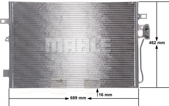 Condenser, air conditioning BEHR AC 46 000S - image 12