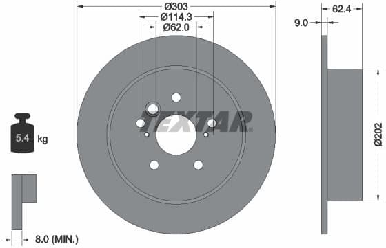 Brake Disc PRO 92144103