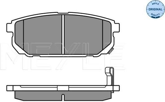 Brake Pad Set, disc brake MEYLE-ORIGINAL: True to OE. 025 240 5815/W - image 3
