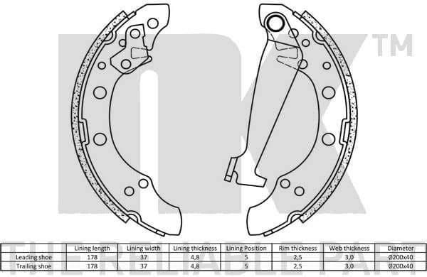 Brake Shoe Set 2799520 - image 2