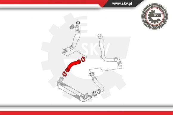 Charge Air Hose 43SKV388 - image 4