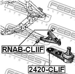 Ball Joint 2420-CLIF
