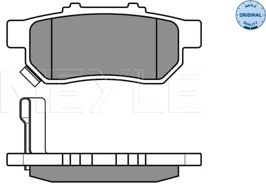 Brake Pad Set, disc brake MEYLE-ORIGINAL: True to OE. 025 217 3813/W - image 2