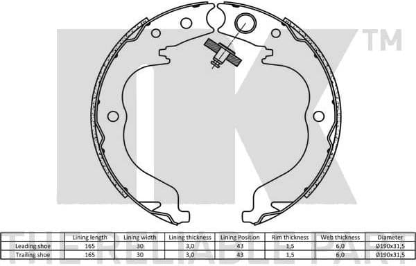 Brake Shoe Set 2719757 - image 2