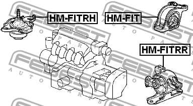 Mounting, engine HM-FITRH - image 2
