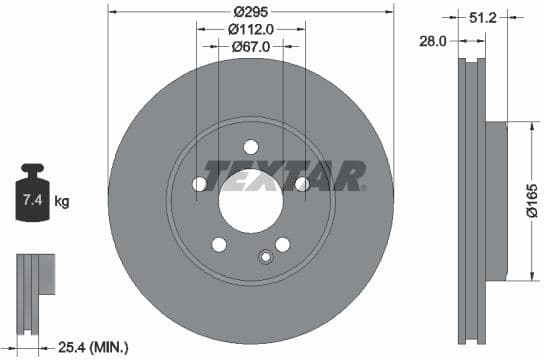 Brake Disc PRO 92241603