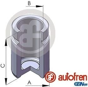 Piston, brake caliper D02588