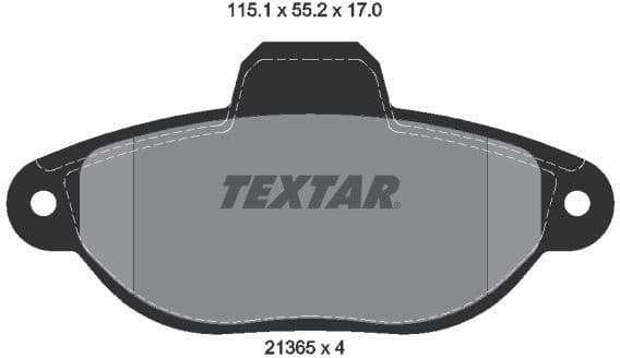 Brake Pad Set, disc brake Q+ 2136502