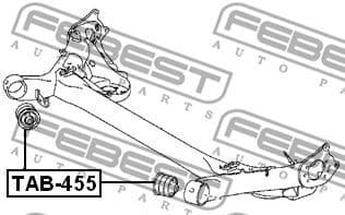 Bushing, axle beam TAB-455 - image 2