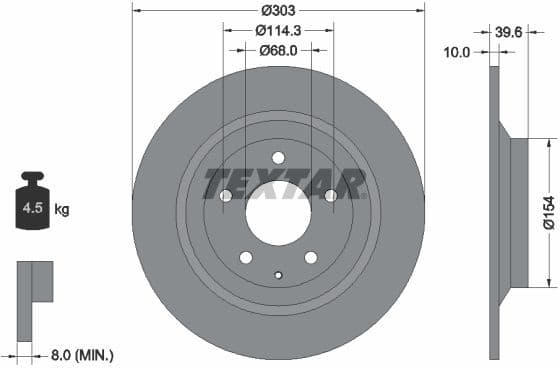 Brake Disc PRO 92242703