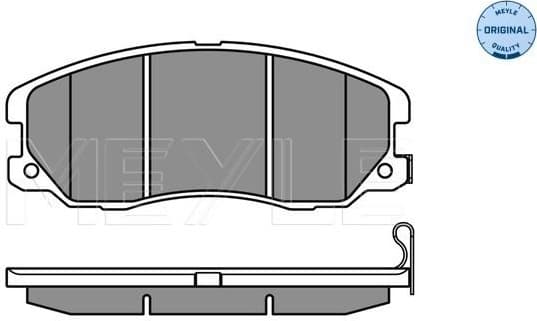 Brake Pad Set, disc brake MEYLE-ORIGINAL: True to OE. 025 245 1016/W - image 3