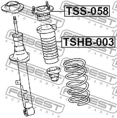 Protective Cap/Bellow, shock absorber TSHB-003 - image 2