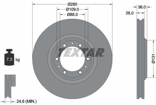 Brake Disc 92091400