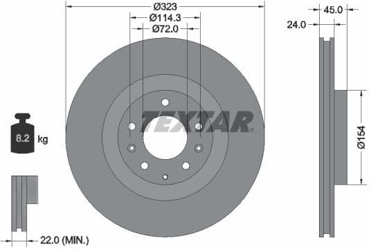 Brake Disc PRO 92174403