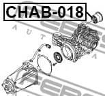 Mounting, differential CHAB-018 - image 2