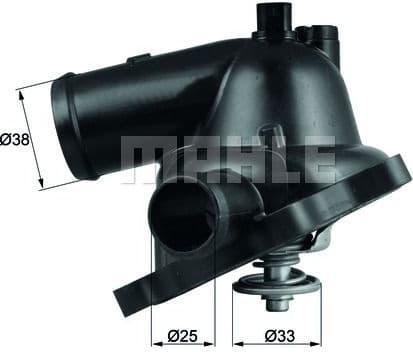 Thermostat, coolant BEHR TM2395