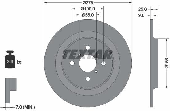 Brake Disc PRO 92161903