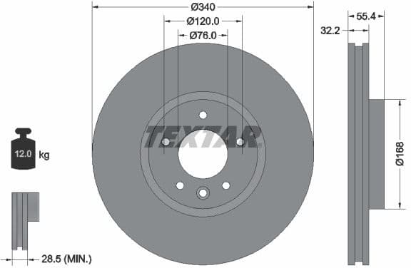 Brake Disc PRO+ 92230305