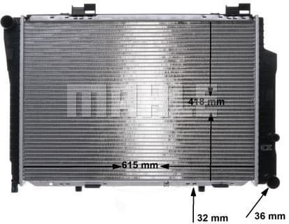 Radiator, engine cooling BEHR CR 270 000S - image 15