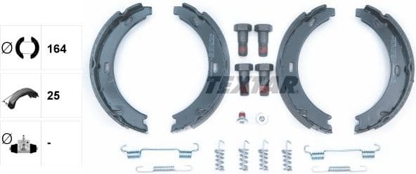 Brake Shoe Set, parking brake 91057200