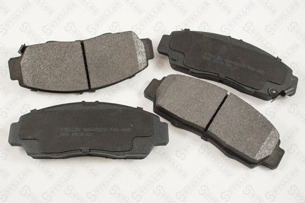 Brake Pad Set, disc brake 000 681B-SX