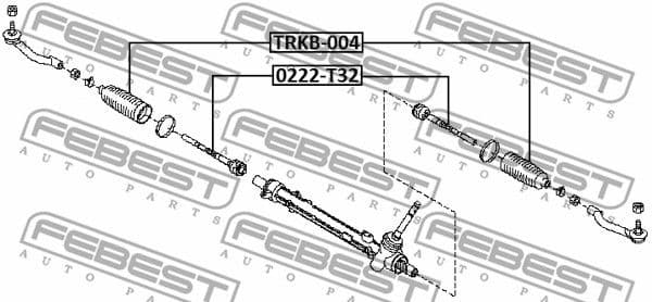 Inner Tie Rod 0222-T32 - image 2