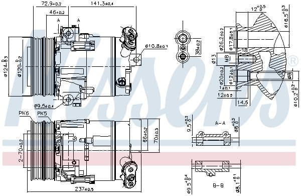 Compressor, air conditioning ** FIRST FIT ** 89393 - image 6