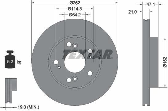 Brake Disc PRO 92175803
