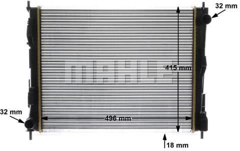 Radiator, engine cooling BEHR CR 924 000S - image 12