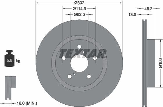 Brake Disc 92093500