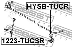 Mounting, stabiliser bar HYSB-TUCR - image 2