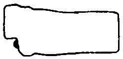 Gasket, cylinder head cover RC0399