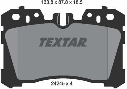 Brake Pad Set, disc brake 2424501